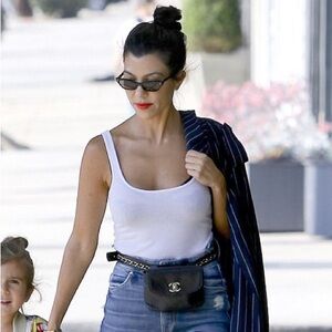Chanel: Iconic CC Logo Black Fanny Pack Bag